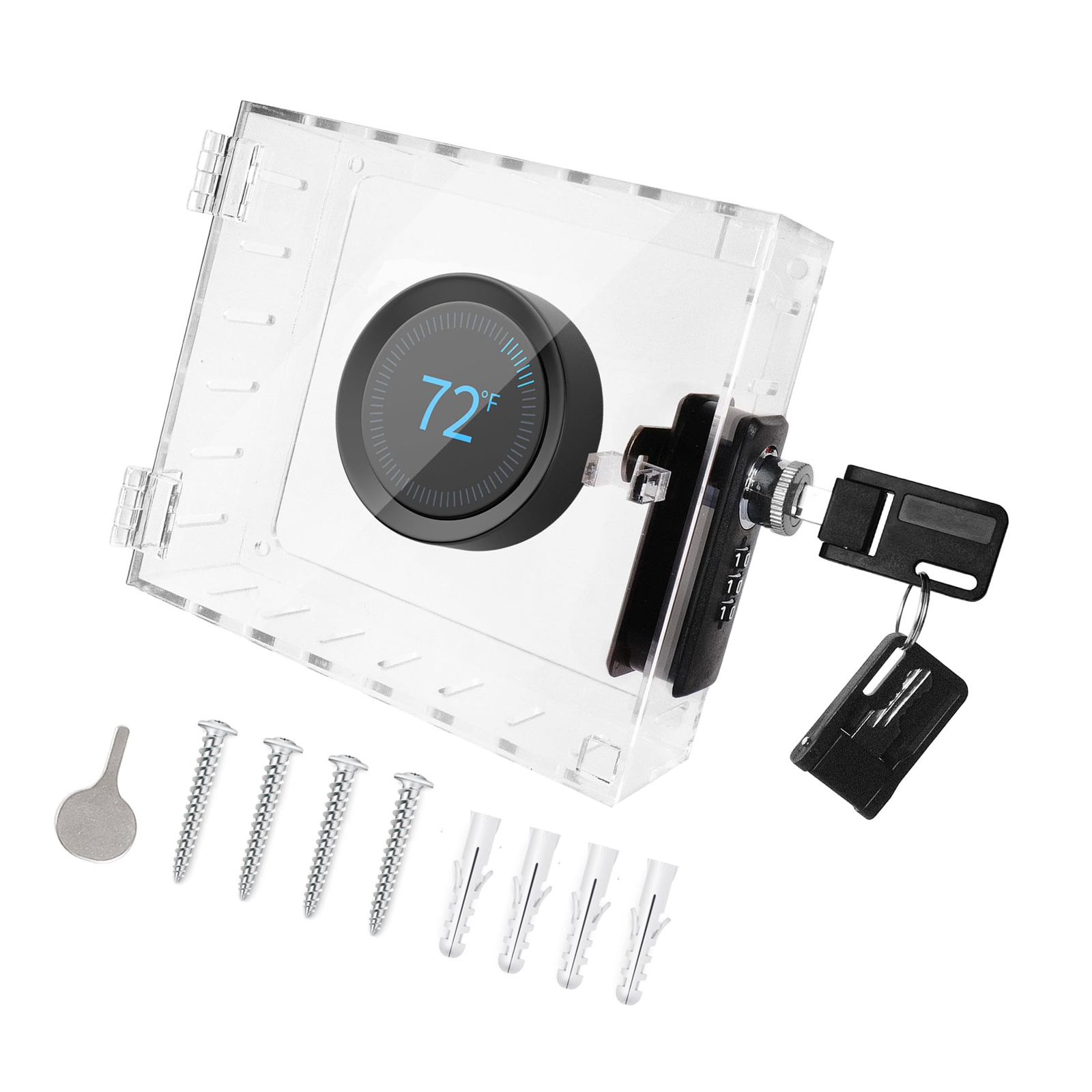 Temperature Controller Lock String Powerful Diaphanous Temperature Controller Lock Enclosure with Counter ...