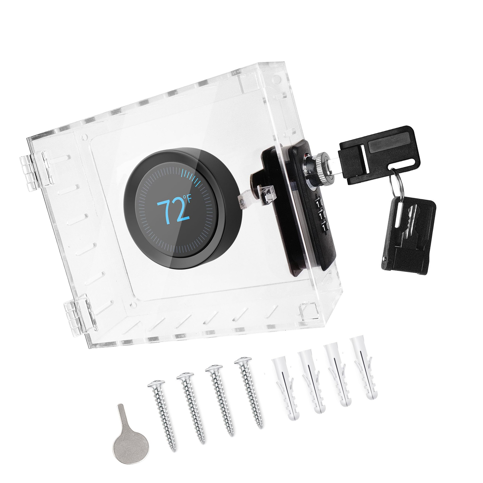 Temperature Controller Lock String Powerful Diaphanous Temperature Controller Lock Enclosure with Counter ...