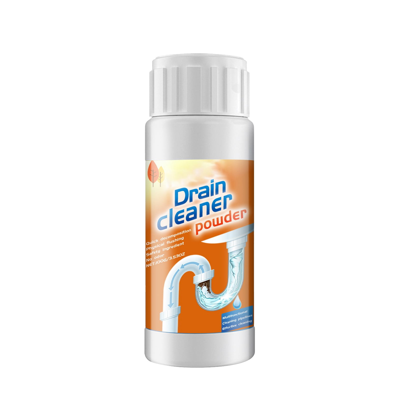 Powerful & Drain Unblocker Cleaning Powder Effective Clog Dissolver For