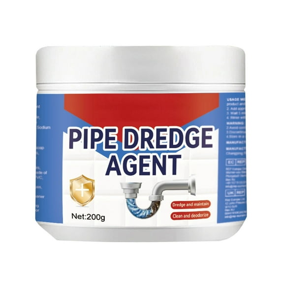 Powerful Drain Unblocker Powder | Fast-Acting Enzyme & Caustic Formula for Pipe Cleaning, Odor Neutralization, and Stain Removal | Safe for All Plumbing Systems