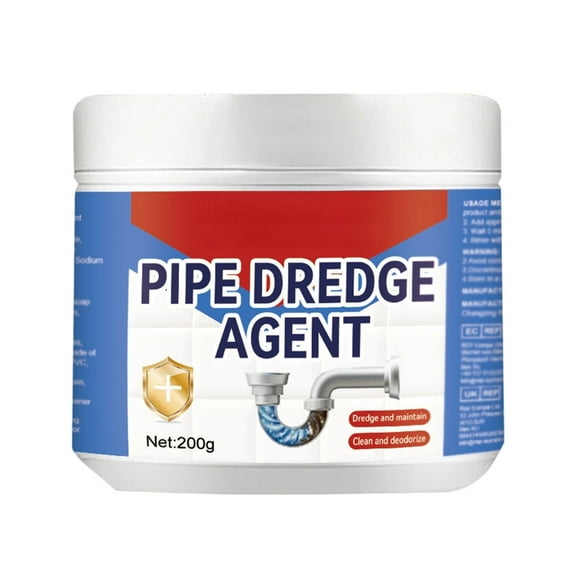 Powerful Drain Unblocker Powder | Fast-Acting Enzyme & Caustic Formula for Pipe Cleaning, Odor Neutralization, and Stain Removal | Safe for All Plumbing Systems