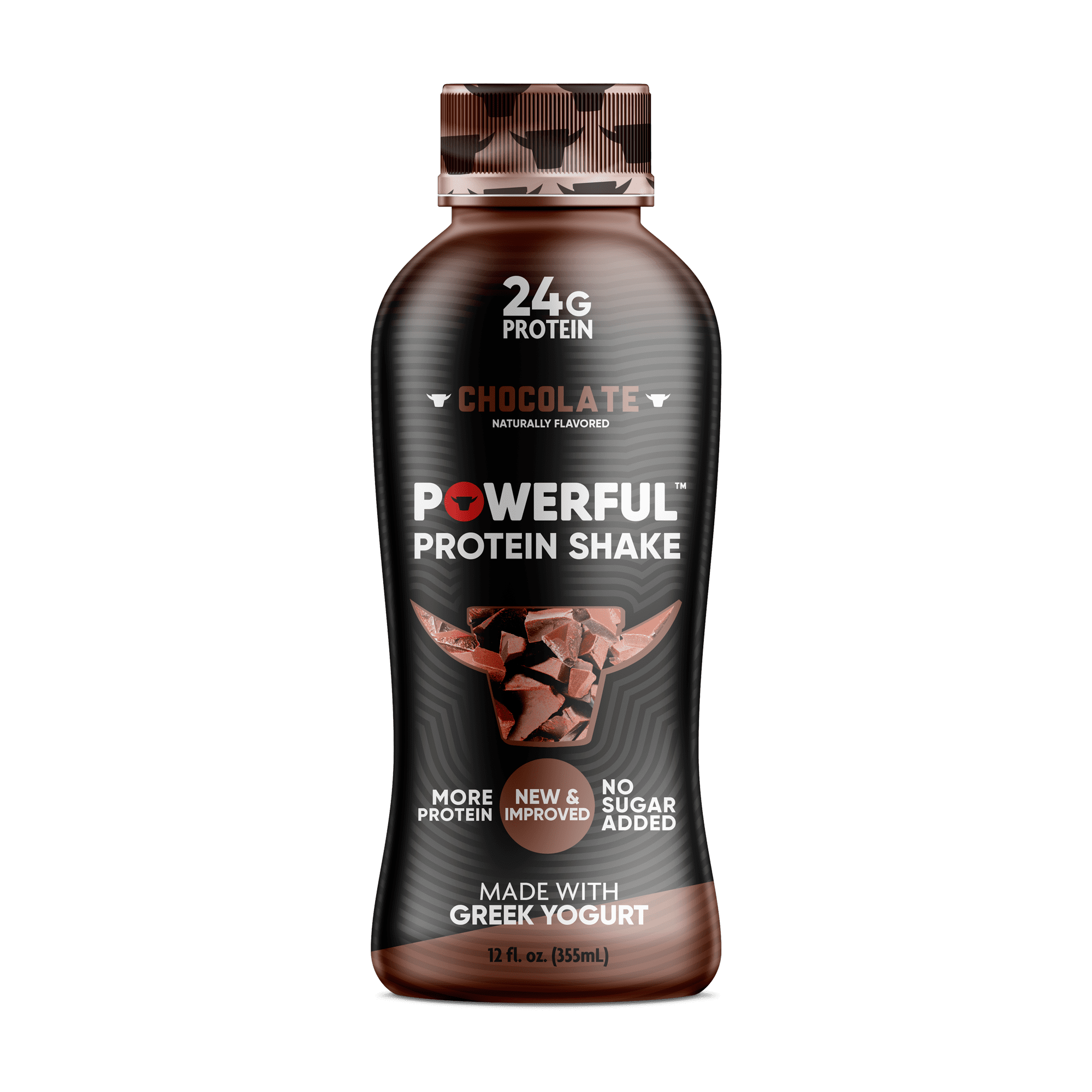 Powerful Drink Chocolate Greek Yogurt Protein Drink, 12oz