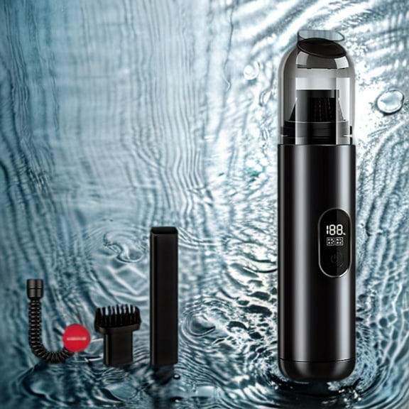 Powerful Dual Suction Handheld Vacuum for Pet Hair  Car  Home  and Quick Cleaning - Rechargeable & Portable