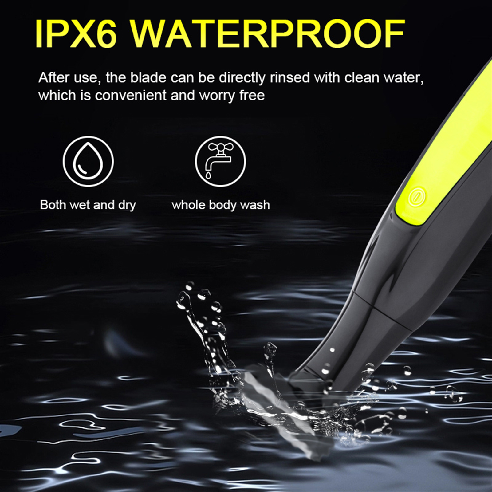 Beard Razor Protector Powerful Electric Beard Trimmer Male Waterproof Electric Razor n Teen ...