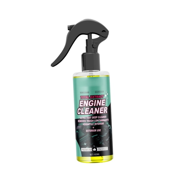 Powerful Engine Compartment Degreaser Quick Heavy Oil Stain Remover 100Ml Sprayer
