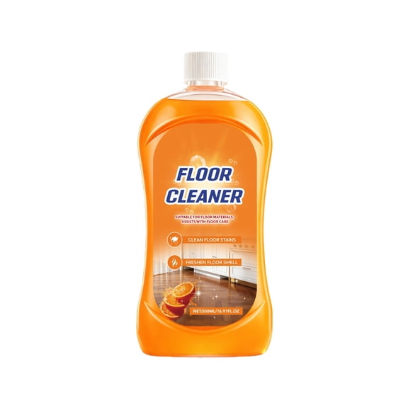 Powerful Floor Cleaner for All Floor Types, 500ml - Removes Stubborn Stains & Restores Shine, Fast-Drying Formula for Wood, Tile, Laminate Floors, with Junos Peel Extract for Fresh Scent