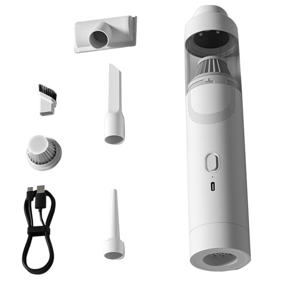 Powerful Hand Vacuum 11000Pa Strong Suction Rechargeable Portable Dust Remover for Quick Cleanups Car Homes Offices