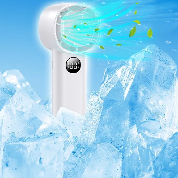 Powerful Handheld Fan with 100 Adjustable Speeds – High-Speed Portable Mini Fan for Outdoor, Travel & Personal Cooling, USB Rechargeable & Compact Design
