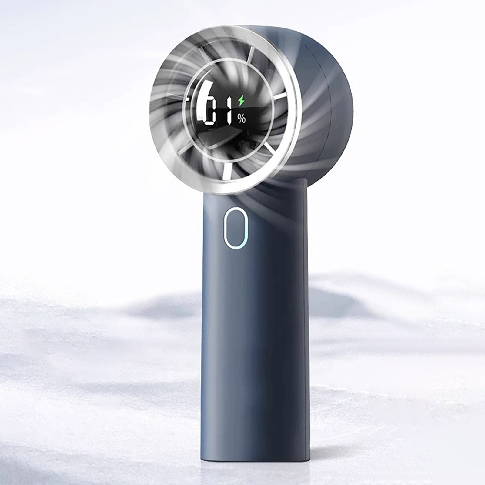 Powerful Handheld Fan Mini Small Pocket Fan Display Electricity In Real