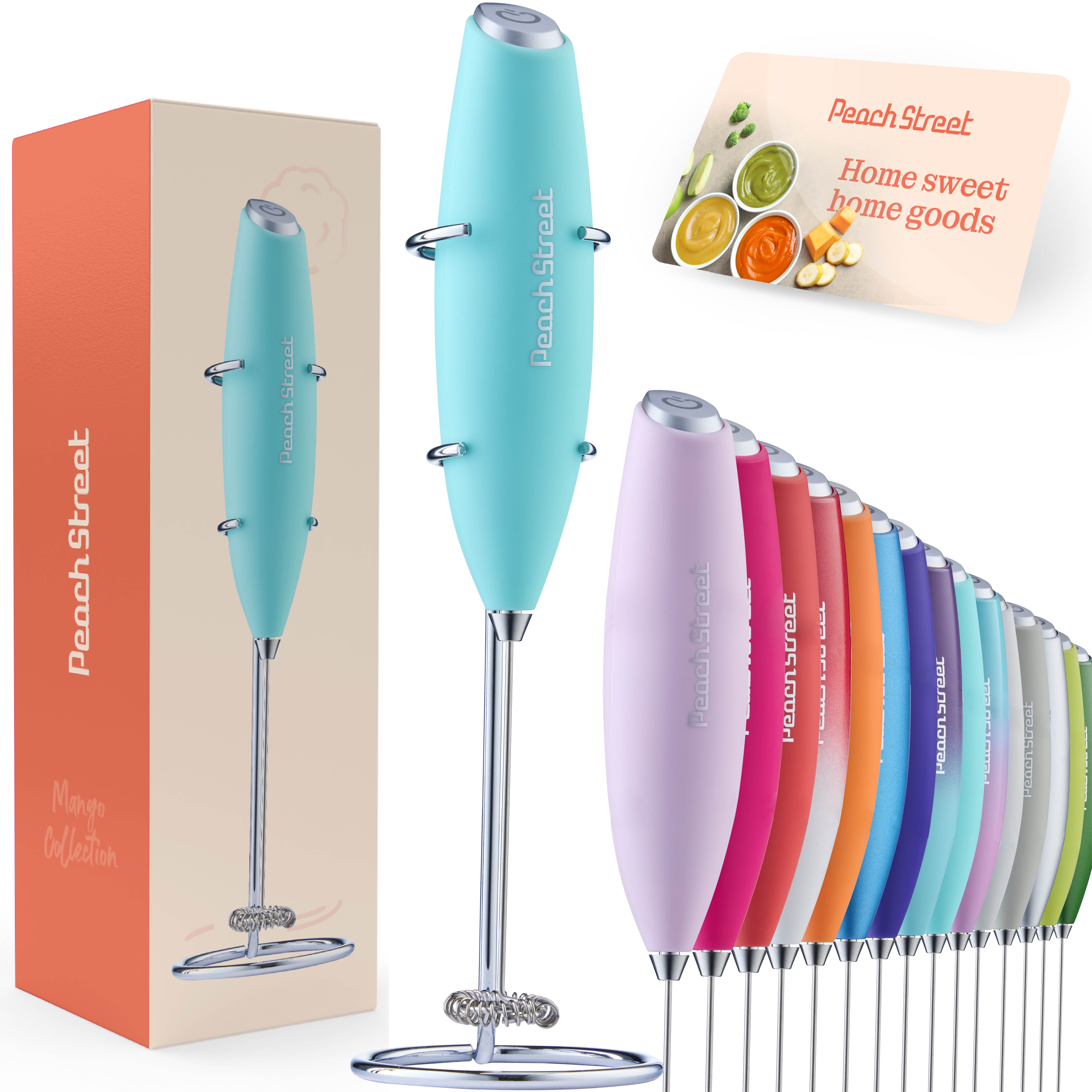 Pink Milk Frother with logo – Skinny Mixes