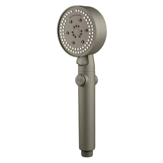 Powerful Handheld Shower Head - Multi-Function 6-Setting Spray with Water Efficient Design - ABS Construction with Rubber Nozzles for Hard Water & Scale Prevention