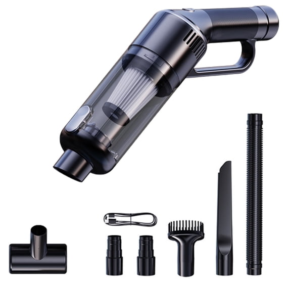 Powerful Handheld Vacuum for Car, USB Rechargeable Quick Cleanup Remover User Friendly