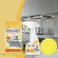 thumbnail image 1 of Powerful Kitchen Degreaser Spray - Quickly Dissolve Stubborn Oil Stains on Stainless Steel, Tiles, Stoves & Range Hoods, 120ml Bottle with Sponge Wipe, 1 of 9