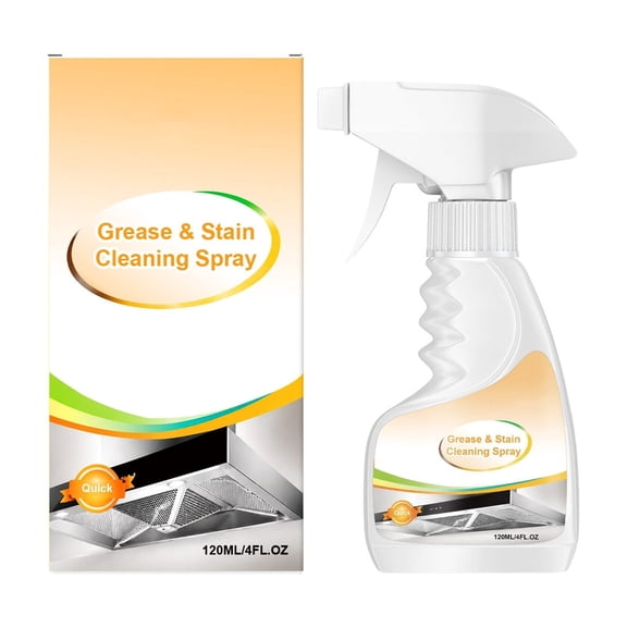 Powerful Kitchen Degreasing Spray, Chimney Areas, Heavy Oil Cleaning Solution, Hoods and Vents, Kitchen Cleaner for Stoves and Exhaust Fans