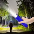 thumbnail image 1 of Powerful LED Flashlight, Ultra Bright Zoom Flashlights With Keychain or Lanyard Hole Design,Small Mini Flash Light, Camping, Night Dog Walking |Blue, 1 of 7