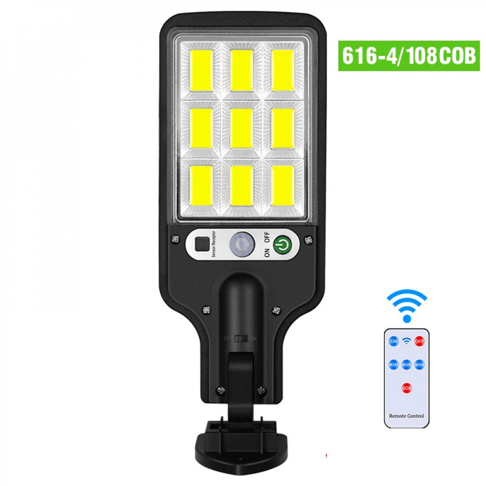 Powerful LED Solar Outdoor Led Courtyard Wall Lamp Rechargeable Human ...