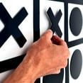 thumbnail image 1 of HMMAGNETS Magnetic Tic Tac Toe Wall-Mount Game – 17"x17" Adhesive Board, 1 of 9