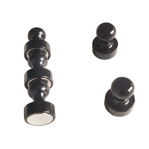 Powerful Magnetic Nails, Push Pins, Magnets, Teaching And Circular Magnetic Components, Metal Colored Magnetic Attraction, Magnet Stone Toys 12pcs