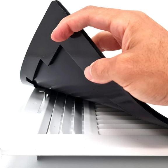 HMMAGNETS Powerful Magnetic Vent Covers for Ceiling, Wall, & Floor (For Registers of Width 7.25" to 8", Length 7.25" to 8"), White, 3-Pack