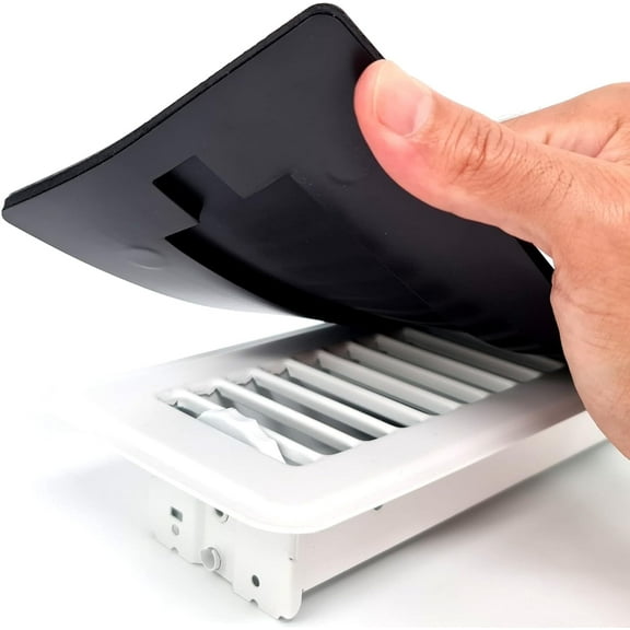 Powerful Magnetic Vent Covers (3-Pack) That Will Never Fall Off (Upgraded Design) - for Sealing Floor/Wall/Ceiling Registers of Width 3.25" to 4", Length 15.25" to 16" | Vent Not Included | White