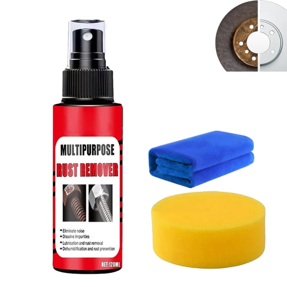 Powerful Marine Rust Remover Spray, Fast-Acting Marine Multi Surface Cleaner, Multi Purpose Heavy Rust Stain Remover, Effective Rusts Removal for Ship Hulls and Railings