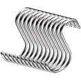 Metal Storage Rack Hooks Performore Heavy-Duty S-Shaped Metal Hooks, Stainless Steel Hangers for ...
