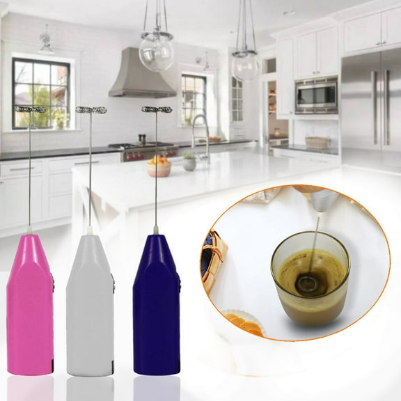 Powerful Milk Frother Handheld Small Hand Held Drink Mixer,Wand Electric Immersion Blender Cordless for Coffee,Portable Resin Mixing Tool Efficient Epoxy Resin Stirrer Latte Cappuccino Matcha