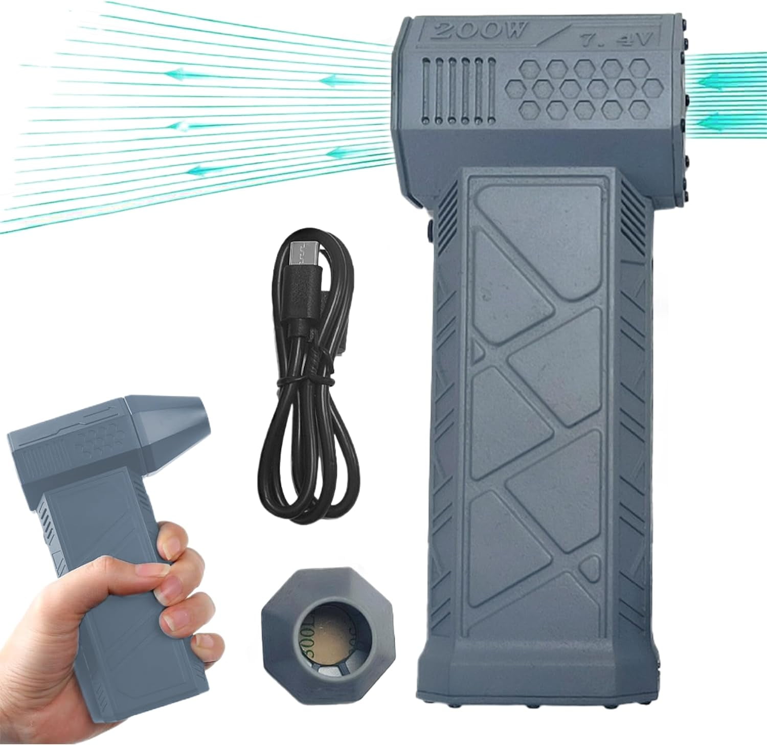 Powerful Mini Jet Dry Blower:130000RPM Electric Turbo Fan Blower ...