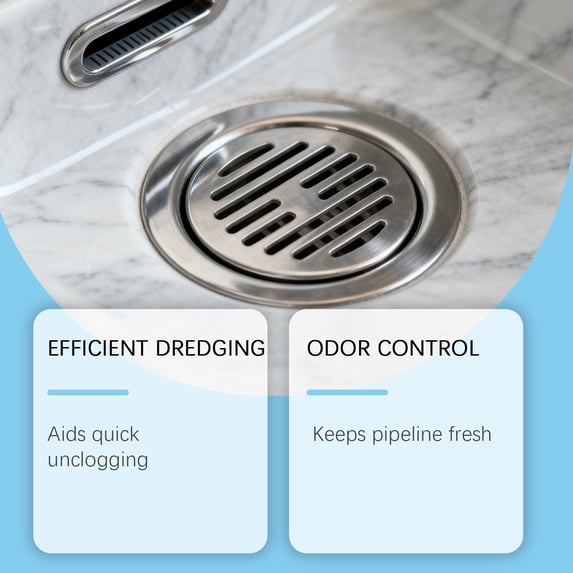 Powerful Multi Function Pipeline Dredging Cleaner Agent for Clogged Kitchen Sinks, Toilets and Household Drainage Pipes Maintenance