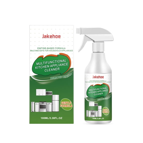 Powerful Multi-Purpose Enzyme Foam Cleaner Heavy Duty Kitchen Appliance Degreaser Spray for Stove Top, Oven, Range Hood & Greasy Surfaces, Foaming Cleaner (RL 100ml, 1 PC)