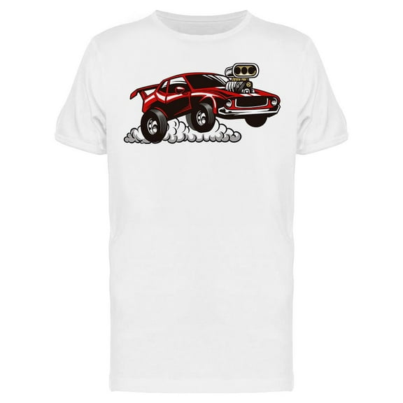 Powerful Muscle Car T-Shirt Men -Image by Shutterstock, Male Medium