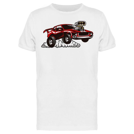 Powerful Muscle Car T-Shirt Men -Image by Shutterstock, Male Small