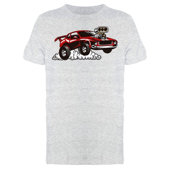 Powerful Muscle Car T-Shirt Men -Image by Shutterstock, Male XX-Large