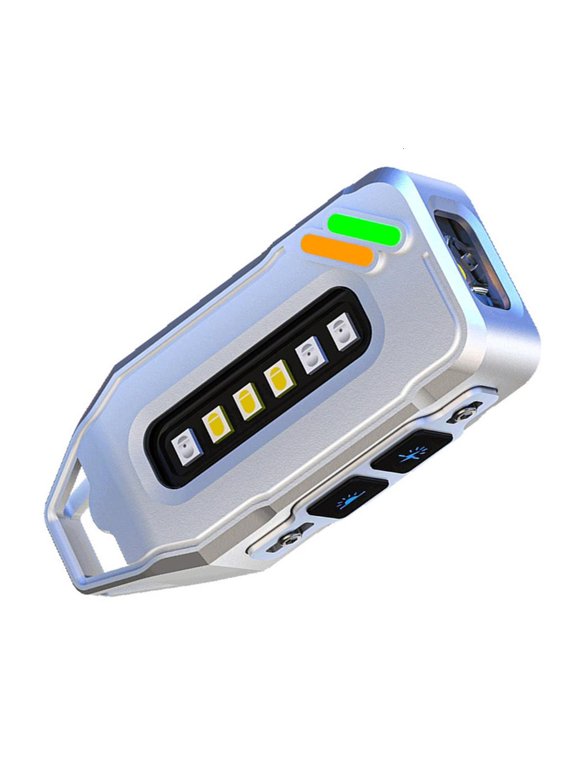 Powerful Outdoor LED Keychain Lights Portable Flashlights with Keychain Hook Working Light for Various Application