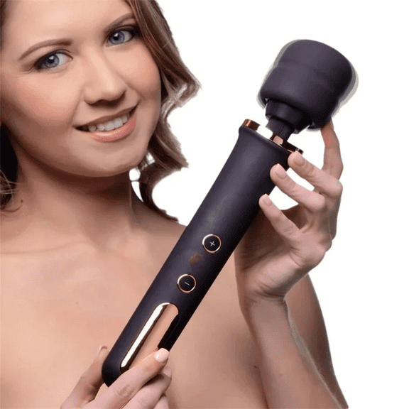 Powerful Personal Wand Massager, Quiet Handheld Electric Back Massager with 10 Vibration Modes, Sports Recovery and Relieve Deep Tissue Muscle Pain for Neck Back Shoulders Legs Feet