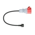 thumbnail image 1 of Powerful Schuko to CEE Coupling 11KW EV Charger Adapter Convert Schuko to CEE 5P, 1 of 12