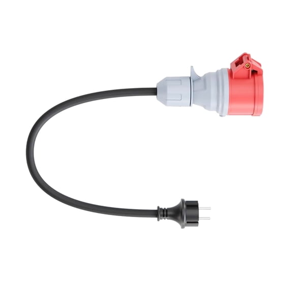 Powerful Schuko to CEE Coupling 11KW EV Charger Adapter Convert Schuko to CEE 5P