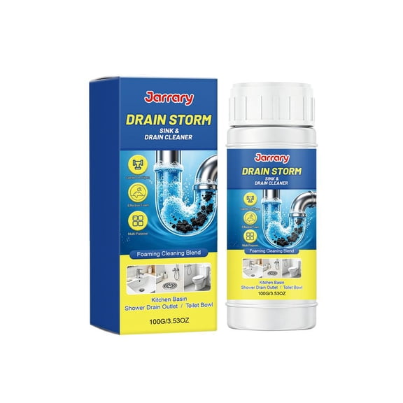 Powerful Sink Foaming Drain Cleaner for Kitchen & Bathroom, Pipe Unclogger