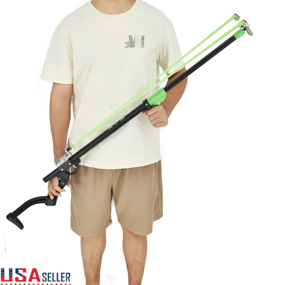 Powerful Slingshot Rifle Portable Heavy Duty Catapult Outdoor Hunting For Adult