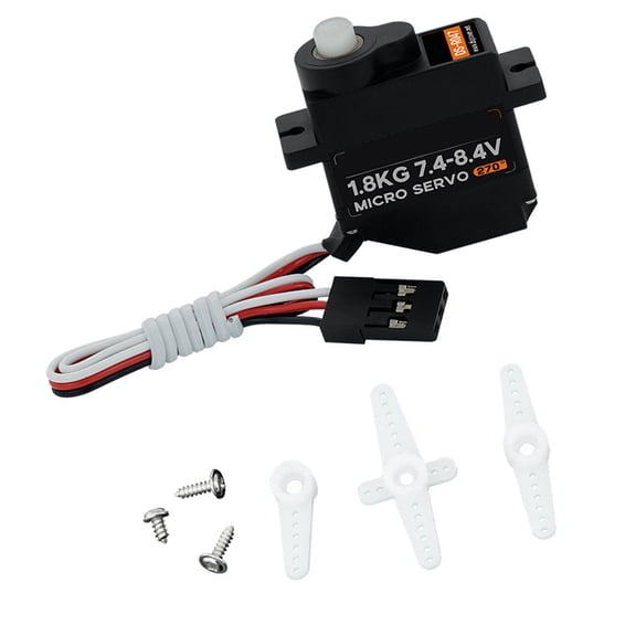 Powerful Small Servo Including Hollow Cup Version & Strong 1.8kgfcm Moment Output Easy to Use for Compact Structure