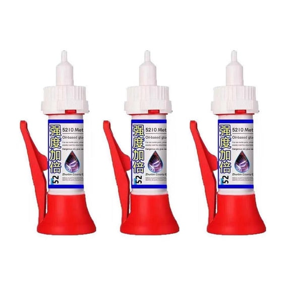 Powerful Solder Multi-Material Repair Adhesive, All Purpose Super Glue Strong Repair, 5210 Met Oil Based Glue, Universal Adhesive Strong Welding for Wood, Furniture
