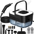 thumbnail image 1 of Powerful Steam Cleaner, 1500W ,15s Heat-Up, 6-Level Touch Control Adjustment, 1.25L Water Tank, for Floors, Sofas, Windows, Kitchen Appliances, Bathrooms,White, 1 of 7