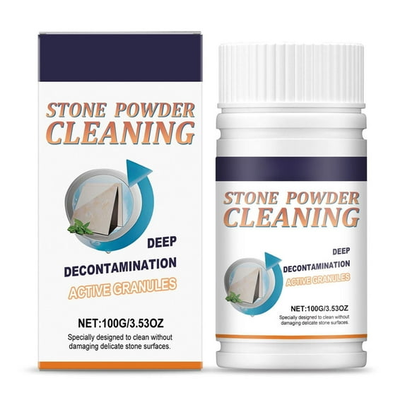 Powerful Stone Cleaning Powder Quartz Cleaner Countertop Granite Countertop Cleaner for Granite Quartz Tile Stone Cleaning Polishing Care
