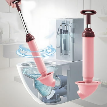 Powerful Toilet Drain Unclogger | Household Vacuum Pipe Plunger | Heavy-Duty Leather Suction Cup for Bathroom Sink & Shower Drain Cleaning | Fast Clog Removal Tool