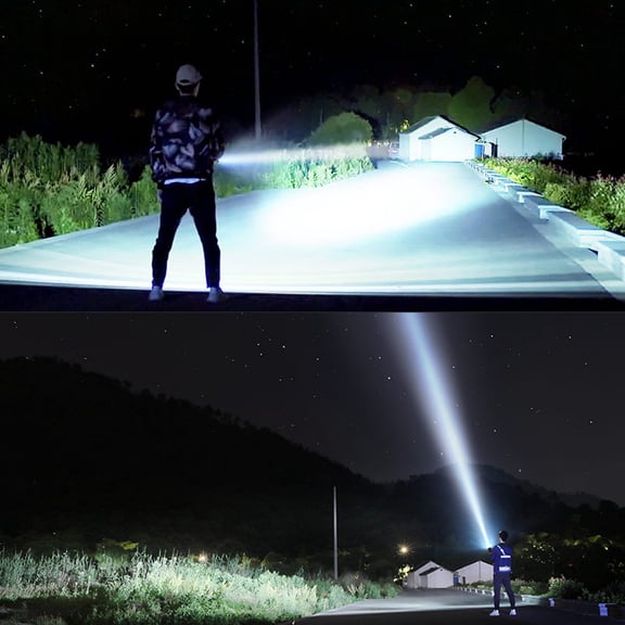 Powerful USB Rechargeable Torch Lamp LED Flashlight Brigh XHP50 Flashlight48309