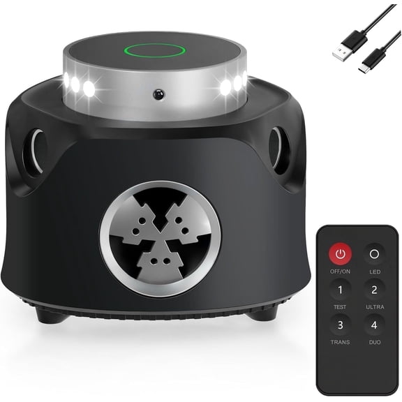 Powerful Ultrasonic Mouse and Rat Repeller, 360 Ultrasonic Rodent Repeller with Remote Control