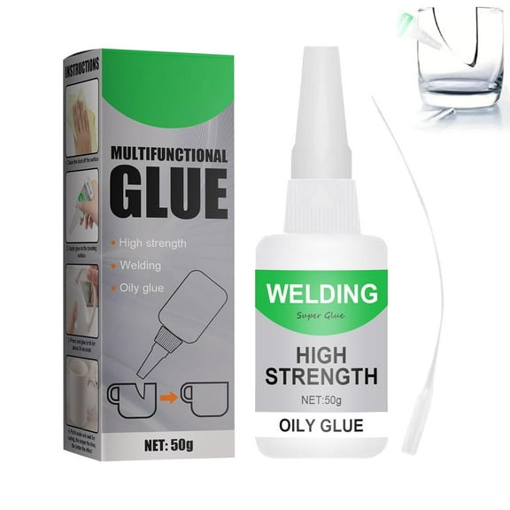 Powerful Universal Glue, Welding High-Strength Oily Glue, Multi Purpose Strong Glue, Instant Bonding, Strong Adhesion, for Metal, Plastic, Wood, Ceramics, Leather, Glass(Q)