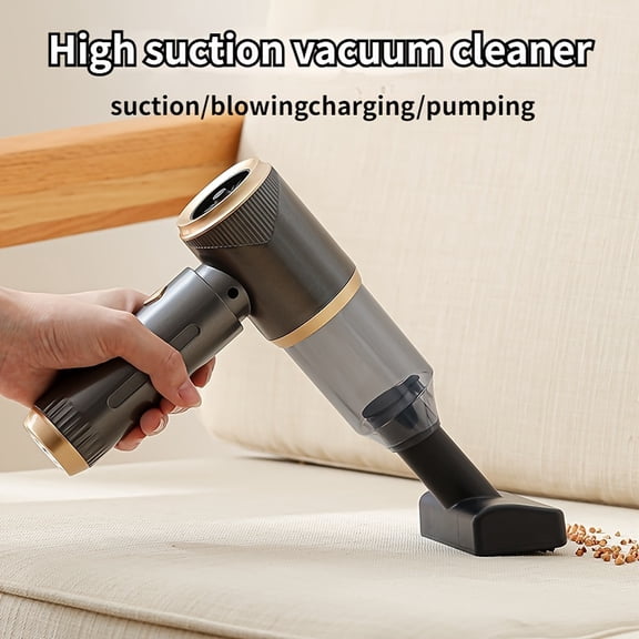 Powerful Vacuum with Dual Blowing And Suction Capabilities - Comes with 1500Mah And a Floor Attachment for of Floors, Vehicles, And Electronics