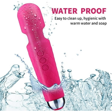 Powerful Vibrator Adult Sensory Toys,Mini Vibrate Wand Massager with 28 Vibration Modes,Whisper Quiet,Waterproof,Handheld, Cordless Dildo,Sex Toys Accessories for Women Couples Pleasure
