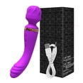 thumbnail image 1 of Powerful Wand Vibrator with 10 Magic Vibration, G Spot Massager Clitoris Stimulator, Big Personal Wand Massager Vibrators and Adult Sex Toys for Woman(Purple), 1 of 8